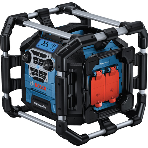 Radio de chantier avec Bluetooth 5.0 et station dalimentation, Lithium-ion, 18 V Absolute Business Supply