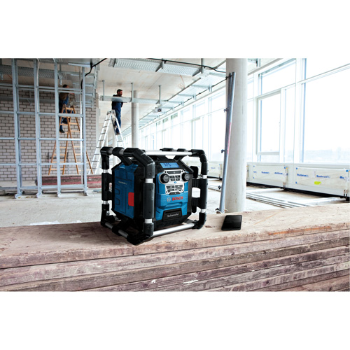 Radio de chantier avec Bluetooth 5.0 et station dalimentation, Lithium-ion, 18 V Absolute Business Supply