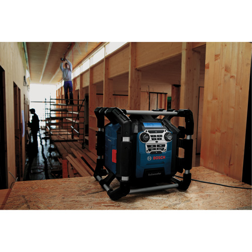 Radio de chantier avec Bluetooth 5.0 et station dalimentation, Lithium-ion, 18 V Absolute Business Supply