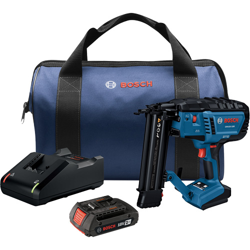 Brushless 18-Gauge Brad Nailer Kit with Standard Power Battery, 18 V, Lithium-Ion Absolute Business Supply
