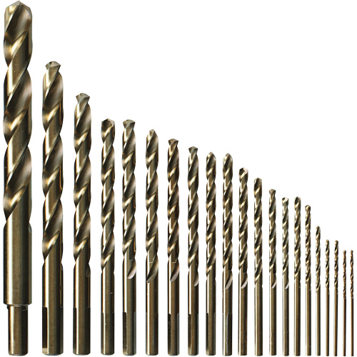 Drill Bit Set, 21 Pieces, Cobalt Absolute Business Supply