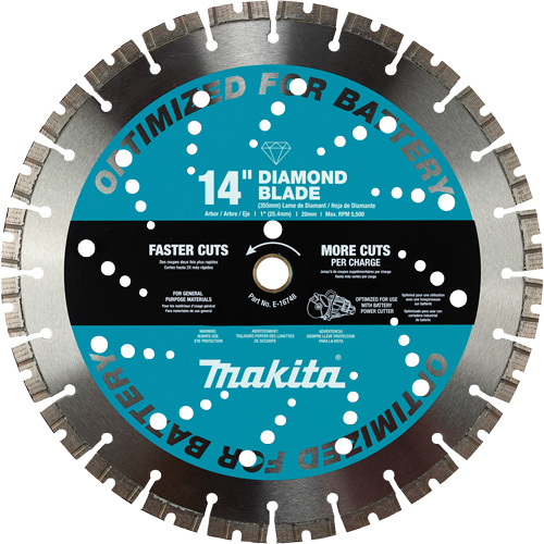 General Purpose Thin Kerf Diamond Blade, 14", Brick/Concrete/Stone Use Absolute Business Supply