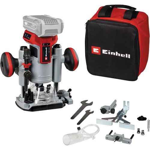 Professional Cordless Compact Router with Fixed Base & Plunge Base (Tool Only) Absolute Business Supply