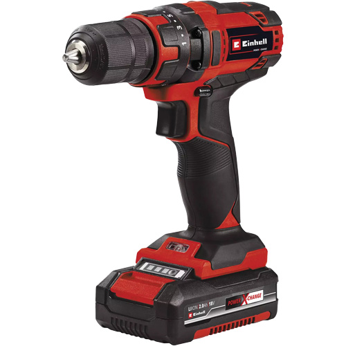 Ensemble perceuse sans fil, Lithium-ion, 18 V, Mandrin 3/8", Couple 310  lb-po Absolute Business Supply