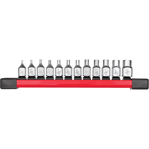 Jeu de douilles longues &agrave; embouts SAE, Hexagonale, Prise 1/4", 12 mr Absolute Business Supply