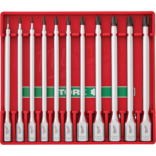 Jeu de douilles &agrave; embouts longues, Torx, Prise 1/4"/3/8", 11 mr Absolute Business Supply