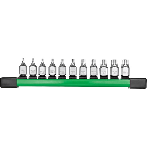 Jeu de douilles &agrave; embouts &agrave; profil bas, Torx, Prise 1/4", 11 mr Absolute Business Supply