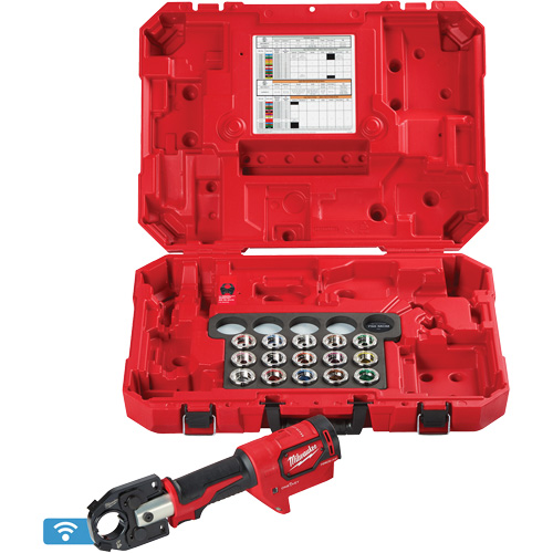 M18 FORCE LOGIC 600 MCM Crimper with #8 - 600 MCM Cu Dies Absolute Business Supply