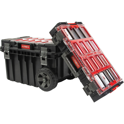 2-Piece Arx&reg; Rolling Tool Chest Set, 23-4/5" x 16" x 20-3/5", Black Absolute Business Supply