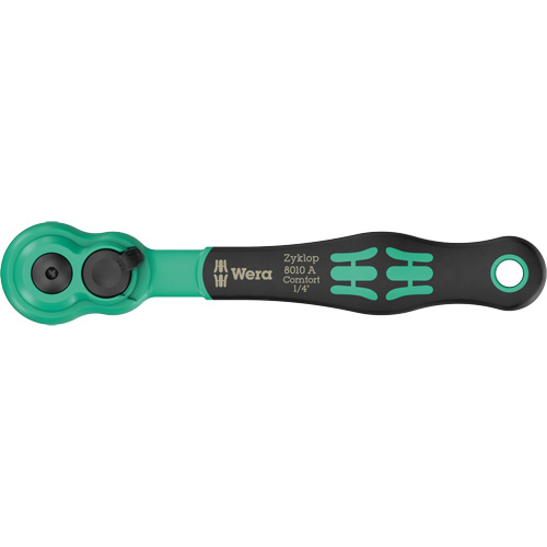 Cl&eacute; &agrave; cliquet Zyklop Comfort avec levier dinversion, Prise de 1/4", Poign&eacute;e Ergonomique Absolute Business Supply
