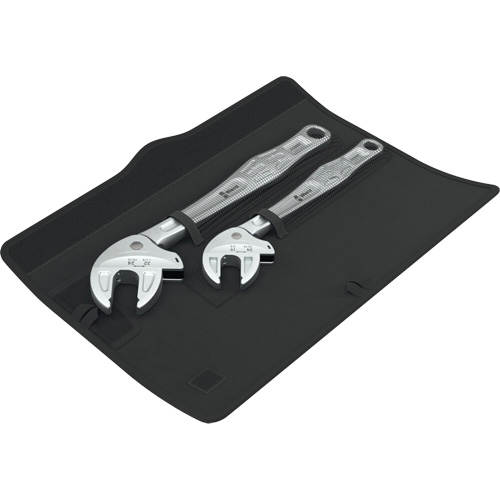 Joker 2 Self-Setting Spanner Set, Adjustable, 2 Pieces, Imperial and Metric Absolute Business Supply