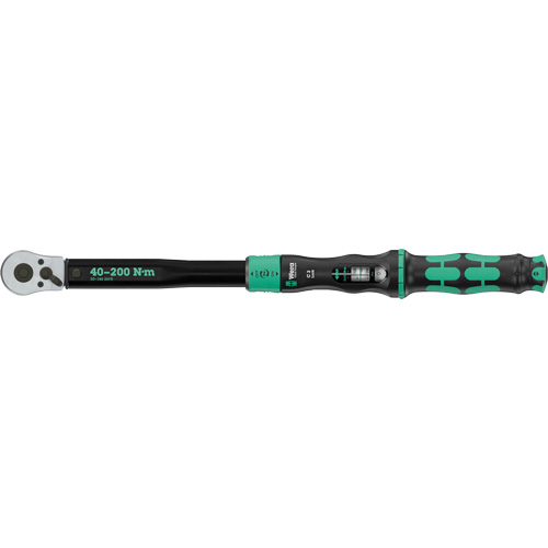 Cl&eacute; dynamom&eacute;trique Click-Torque Lock C 3 r&eacute;glable avec fonction Torque Lock, &agrave; cliquer, Entraînement 1/2" carr&eacute;, 30 - 146 lb-pi Absolute Business Supply
