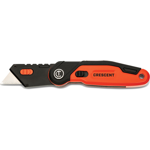 Couteau utilitaire pliant, 1" lame, lame en Acier, poign&eacute;e en Aluminium Absolute Business Supply