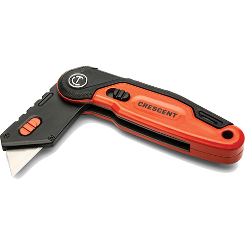 Couteau utilitaire pliant, 1" lame, lame en Acier, poign&eacute;e en Aluminium Absolute Business Supply
