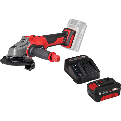 Professional Cordless Angle Grinder with 4Ah PXC Battery & Charger Starter Kit, 5" Wheel, 18 V Absolute Business Supply