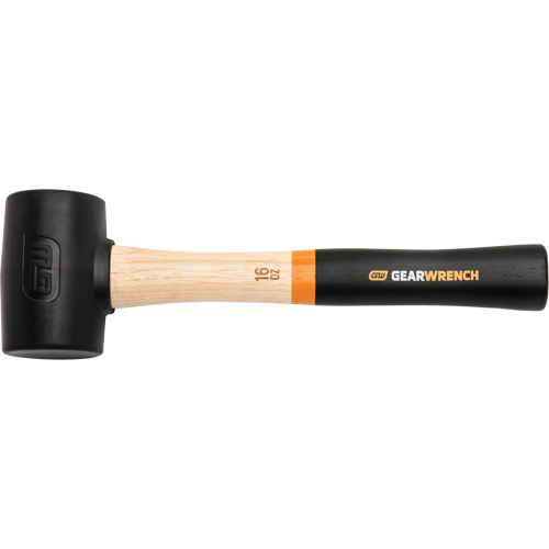 Rubber Mallet, 16 oz., Wood Handle, 13" L Absolute Business Supply