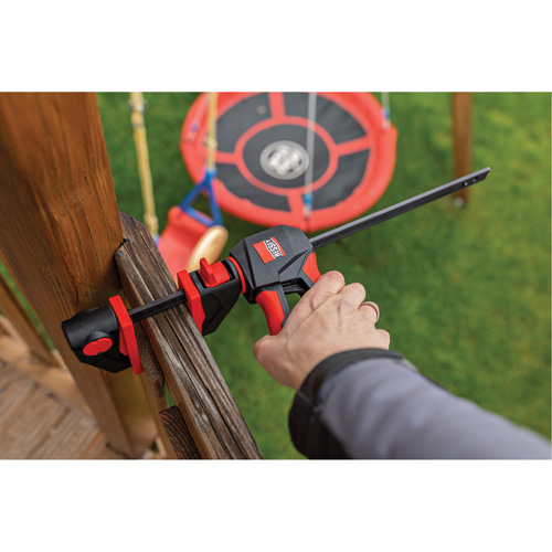 Ensemble de serre-joints &agrave; g&acirc;chette pour barres &agrave; une main avec poign&eacute;e rotative &agrave; 360°, 12" (304,8 mm) Absolute Business Supply