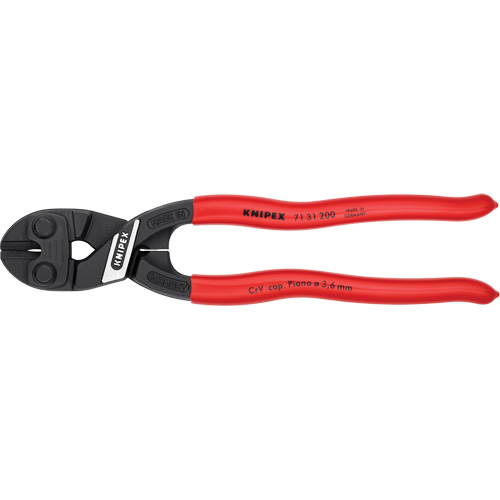 CoBolt&reg; High Leverage Compact Bolt Cutters with Notched Blade, 8" L, Center Cut Absolute Business Supply