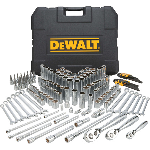 Jeu d'outils de m&eacute;canicien avec coffret moul&eacute; par soufflage Absolute Business Supply