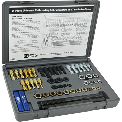 Universal Rethreading Set, 51 Pieces Absolute Business Supply