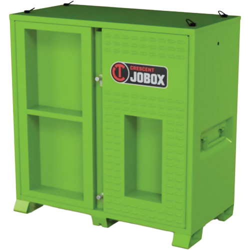 Ventilated Onsite PPE Storage Cabinet, Steel, High-Visibility Lime Green Absolute Business Supply