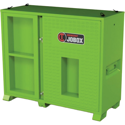 Ventilated Onsite PPE Storage Cabinet, Steel, High-Visibility Lime Green Absolute Business Supply
