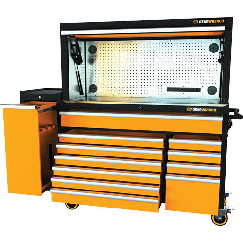 Jeu d'outils pour maître m&eacute;canicien MEGAMOD dans des plateaux en mousse modulaire de premi&egrave;re qualit&eacute; avec rangement pour les outils et l&eacute;quipement datelier, 1331 morcea Absolute Business Supply
