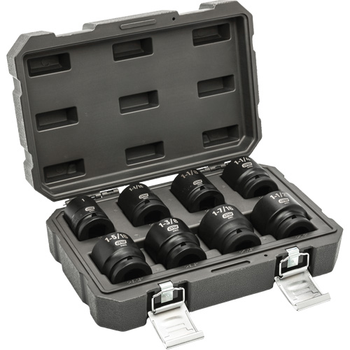 6-Point SAE Socket Set, 8 Pcs, Impact, 3/4" Drive Size Absolute Business Supply