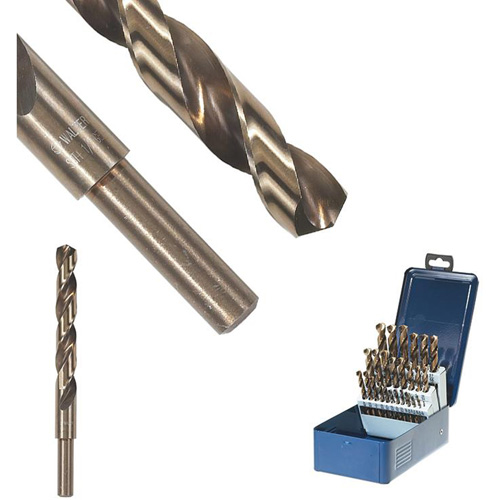 Foret &agrave; mandrin raccourci SST+, 17/32", Acier rapide, Cannelure 4-13/16", Pointe de 135° Absolute Business Supply