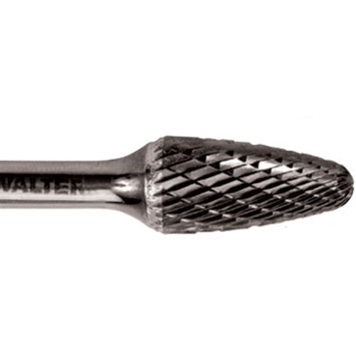 Double Cut Ballnose Tree Burr, SF-1, 1/4" Dia., 5/8" Depth of Cut Absolute Business Supply