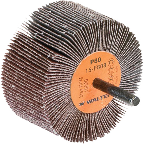Disques &agrave; lamelles - Meules &agrave; lamelles Coolcut, Oxyde d'aluminium, Grain 80, 3" x 1-1/2" x 1/4" Absolute Business Supply