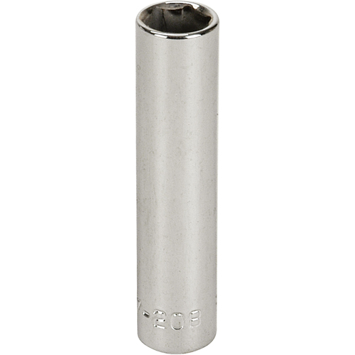 Socket, 8 mm, 1/4" Drive, 6 Points, Deep Absolute Business Supply