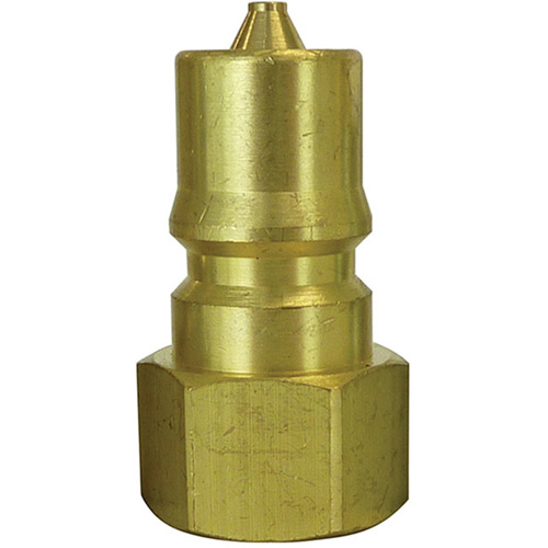 Bouchon pour raccord hydraulique rapide, 1/4" dia., Laiton Absolute Business Supply