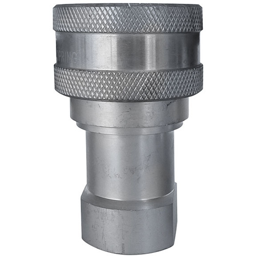 Hydraulic Quick Coupler - Stainless Steel Manual Coupler, Brass/Stainless Steel Absolute Business Supply