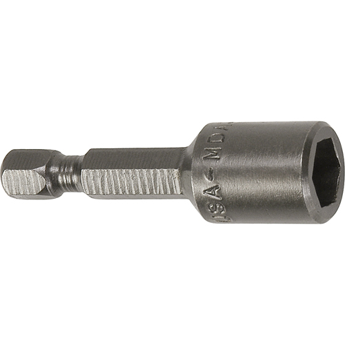 Nutsetter For Metric Sheet Metal Screws, 7 mm Tip, 1/4" Drive, 44.5 mm L, Magnetic Absolute Business Supply