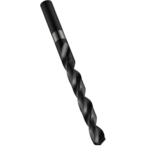 Jobber Drill Bit, High Speed Steel, 0.8 mm, 30 mm L, 10 mm Flute, 118° Point Angle Absolute Business Supply