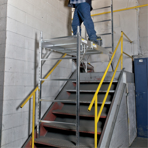 &eacute;chafaudages mobiles - &eacute;chafaudage maxi carr&eacute;, Cadre Aluminium, 74" p x 75" h Absolute Business Supply