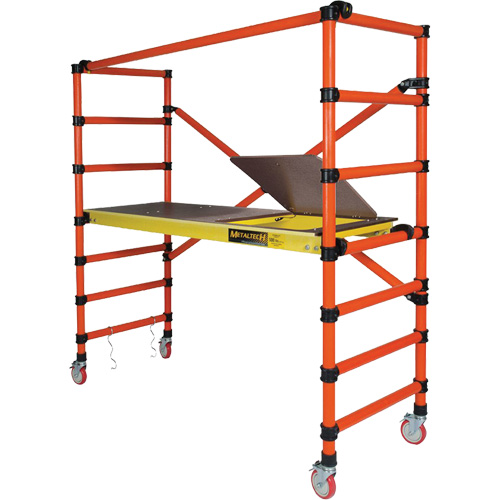 &eacute;chafaudages mobiles - &eacute;chafaudage mobile Speedy, Cadre Fibre de verre, 79-1/2" p x 78" h Absolute Business Supply