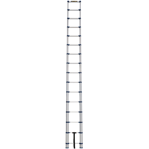 Telescopic Ladder, 3' - 15.5', Aluminum, 250 lbs. Capacity, Type 1 Absolute Business Supply