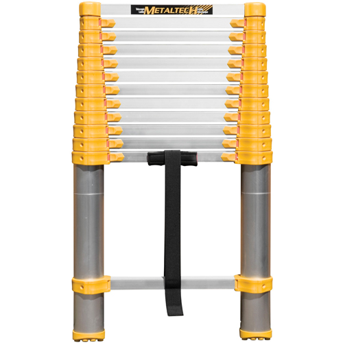 Telescopic Ladder, 3' - 12', Aluminum, 250 lbs. Capacity, Type 1 Absolute Business Supply