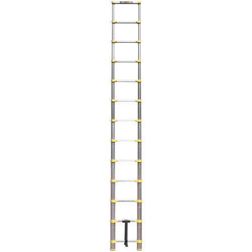 Telescopic Ladder, 3' - 12', Aluminum, 250 lbs. Capacity, Type 1 Absolute Business Supply