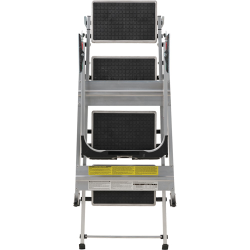 &eacute;chelle escabeau avec roues pivotantes, 4 marches, 44,25" x 22,13" x Hauteur 59" Absolute Business Supply