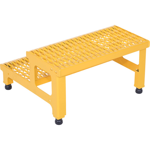 Plate-forme ajustable Step-Mate, 2 marche(s), 23-13/16" la x 22-7/8" lo x 15-1/4" h, Capacit&eacute; 500 lb Absolute Business Supply