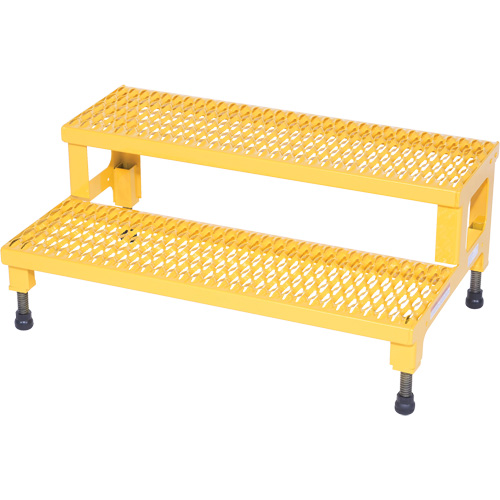 Adjustable Step-Mate Stand, 2 Step(s), 36-3/16" W x 22-7/8" L x 15-1/4" H, 500 lbs. Capacity Absolute Business Supply