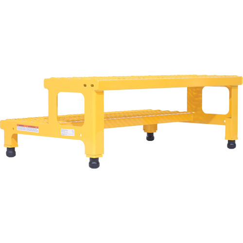 Adjustable Step-Mate Stand, 2 Step(s), 36-3/16" W x 22-7/8" L x 15-1/4" H, 500 lbs. Capacity Absolute Business Supply