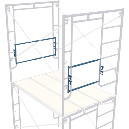 Garde-corps dextr&eacute;mit&eacute; extensible pour l'&eacute;chafaudage, Barre de retenue, 21" h Absolute Business Supply