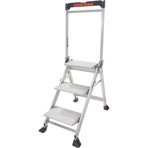 Jumbo Step Ladder, 2.2', Aluminum, 375 lbs. Capacity, Type 1AA Absolute Business Supply