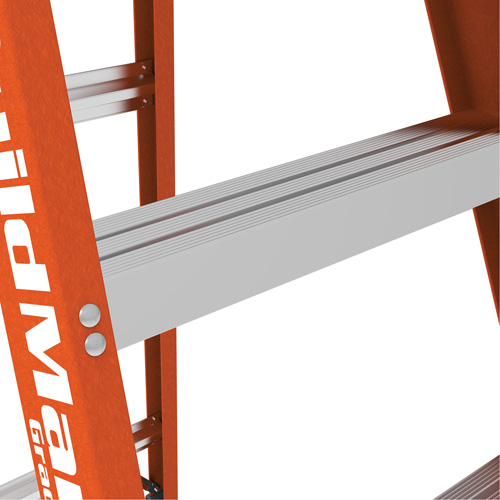 Step Ladder, 12', Fibreglass, 375 lbs. Capacity, Type 1AA Absolute Business Supply