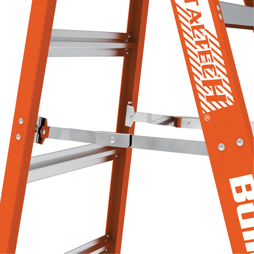 Step Ladder, 12', Fibreglass, 375 lbs. Capacity, Type 1AA Absolute Business Supply