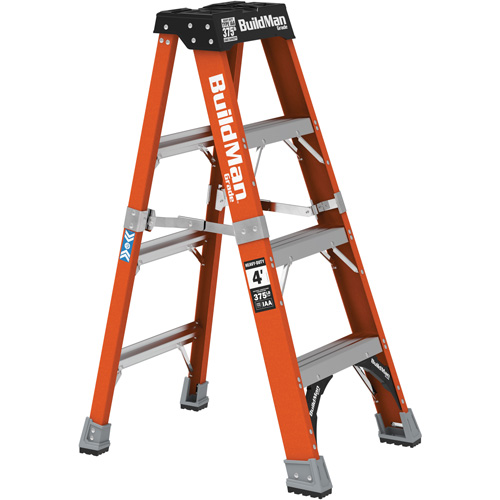 Step Ladder, 4', Fibreglass, 375 lbs. Capacity, Type 1AA Absolute Business Supply